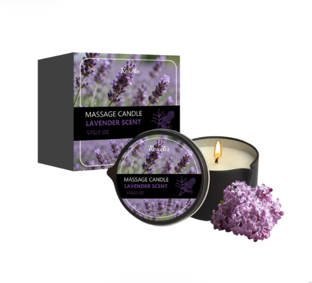 Lavendel-Duftkerze für eine entspannte Atmosphäre