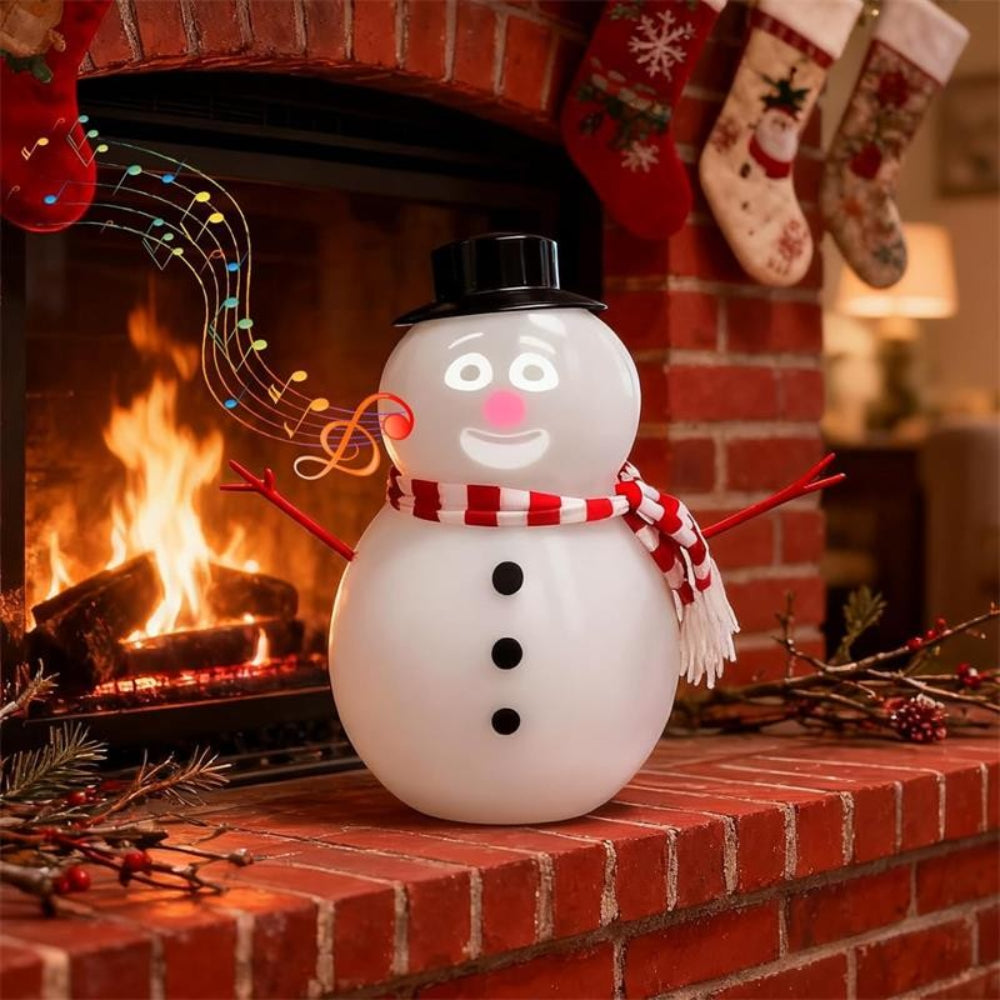 Animierter Schneemann Deko-Lichtprojektor, Geschenk & Display