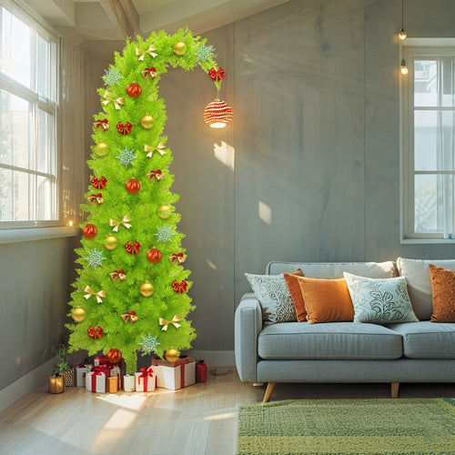 Biegsamer Weihnachtsbaum, festliche Heimdekoration Tischdisplay