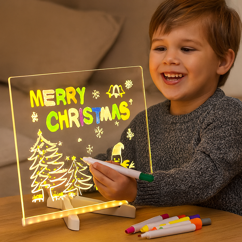 corlado | Leuchtendes LED Zeichenbrett für Kinder