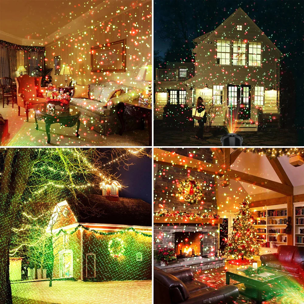 Weihnachts-Laserprojektor, Outdoor, wasserdicht, Lichtshow