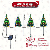 Weihnachtsbaum Lichter, Solar, Outdoor Garten, Wegbeleuchtung