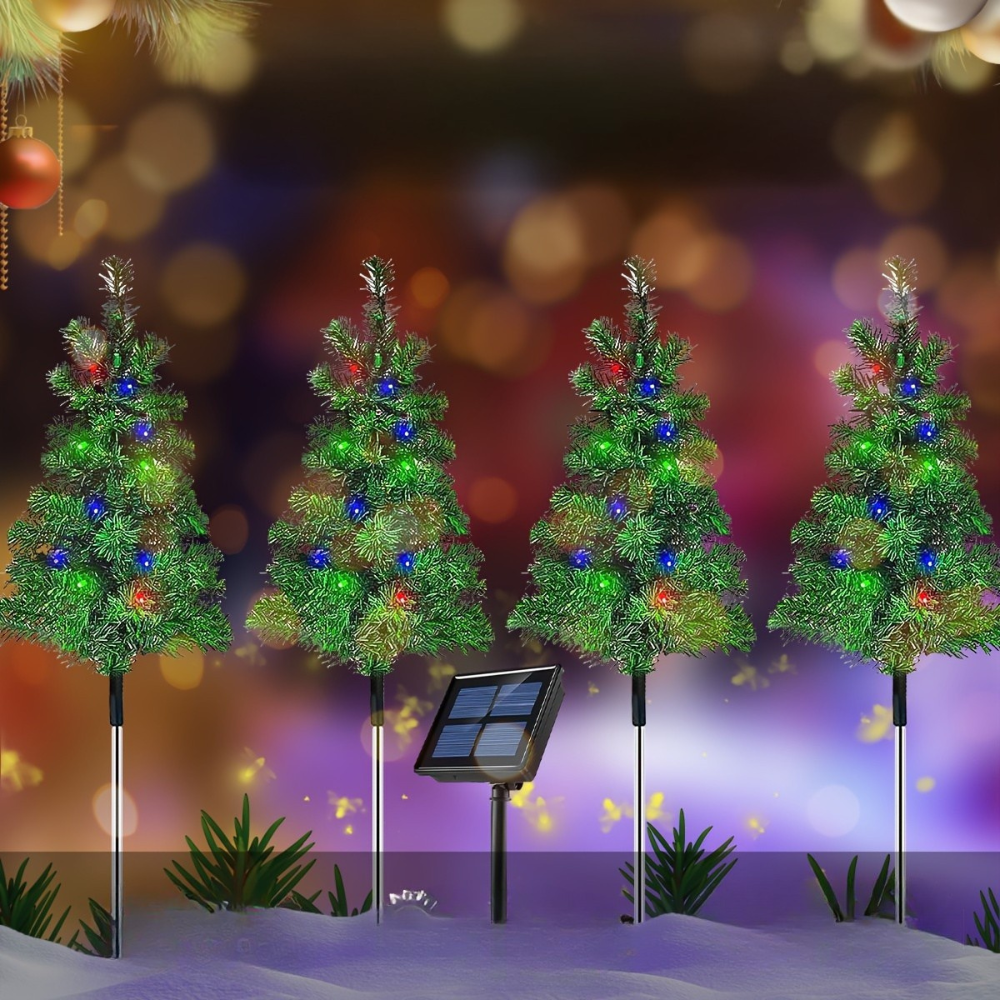 Weihnachtsbaum Lichter, Solar, Outdoor Garten, Wegbeleuchtung