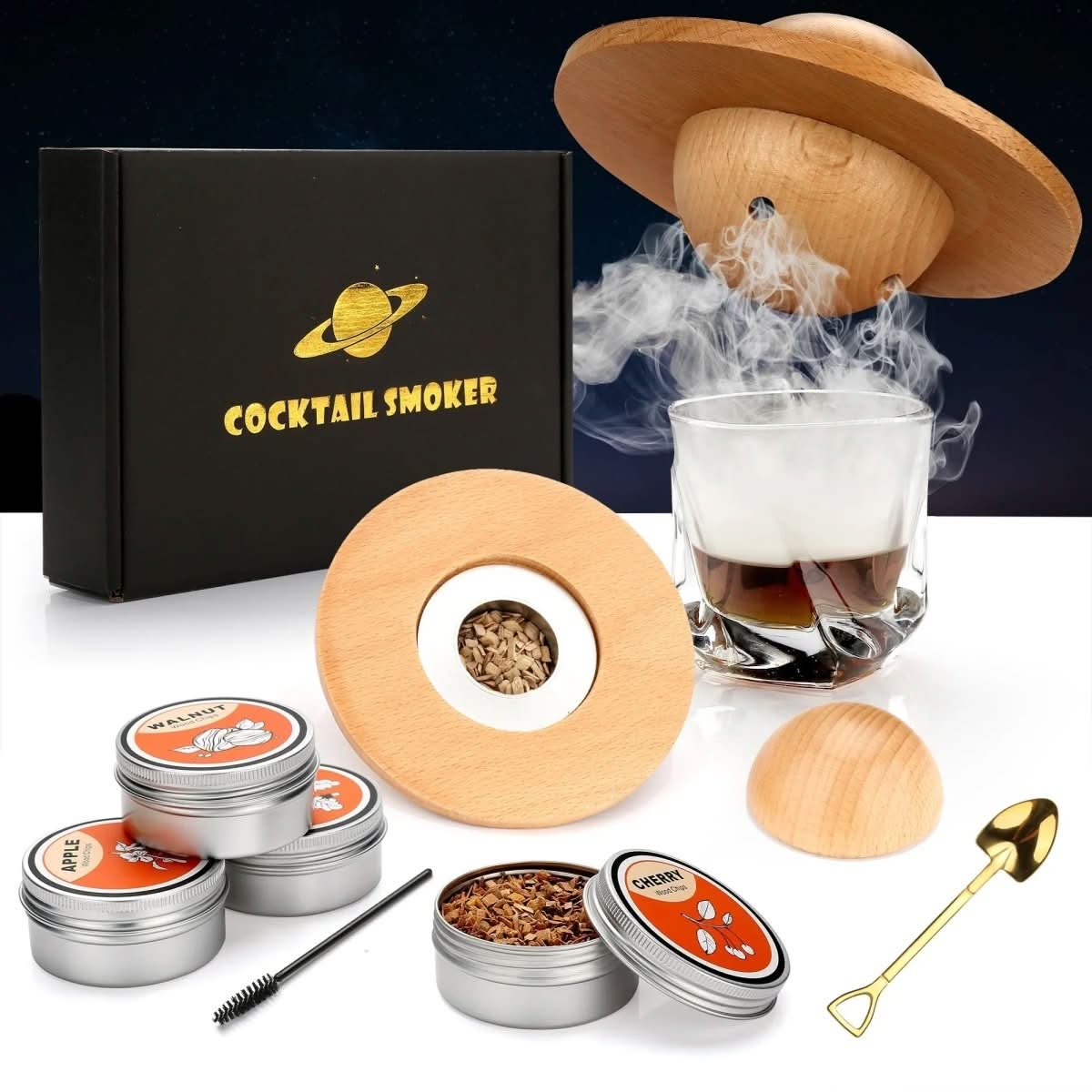 corlado | Cocktail Smoker Set für Whiskey- & Bourbon-Liebhaber