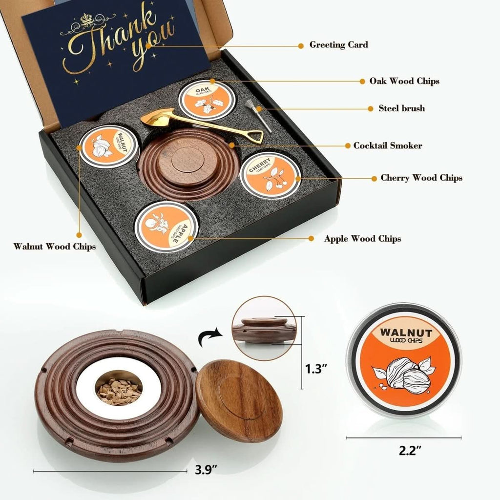 corlado | Cocktail Smoker Set für Whiskey- & Bourbon-Liebhaber