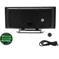 Curveon - LED-Digitalwecker mit gebogenem Display