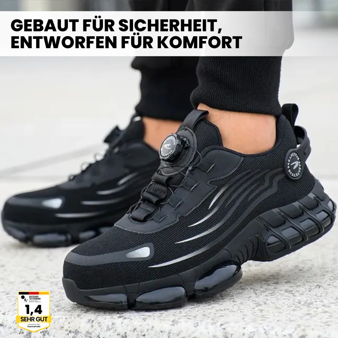 SafeStep - ergonomischer und schmerzlindernder Sicherheitsschuh - Zertifiziert nach EN ISO 20345