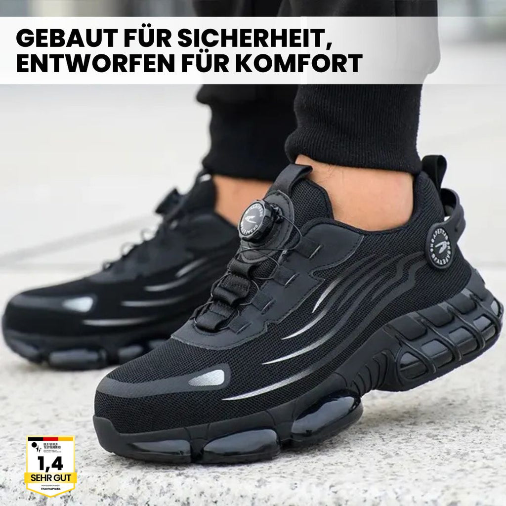 SafeStep - ergonomischer und schmerzlindernder Sicherheitsschuh - Zertifiziert nach EN ISO 20345