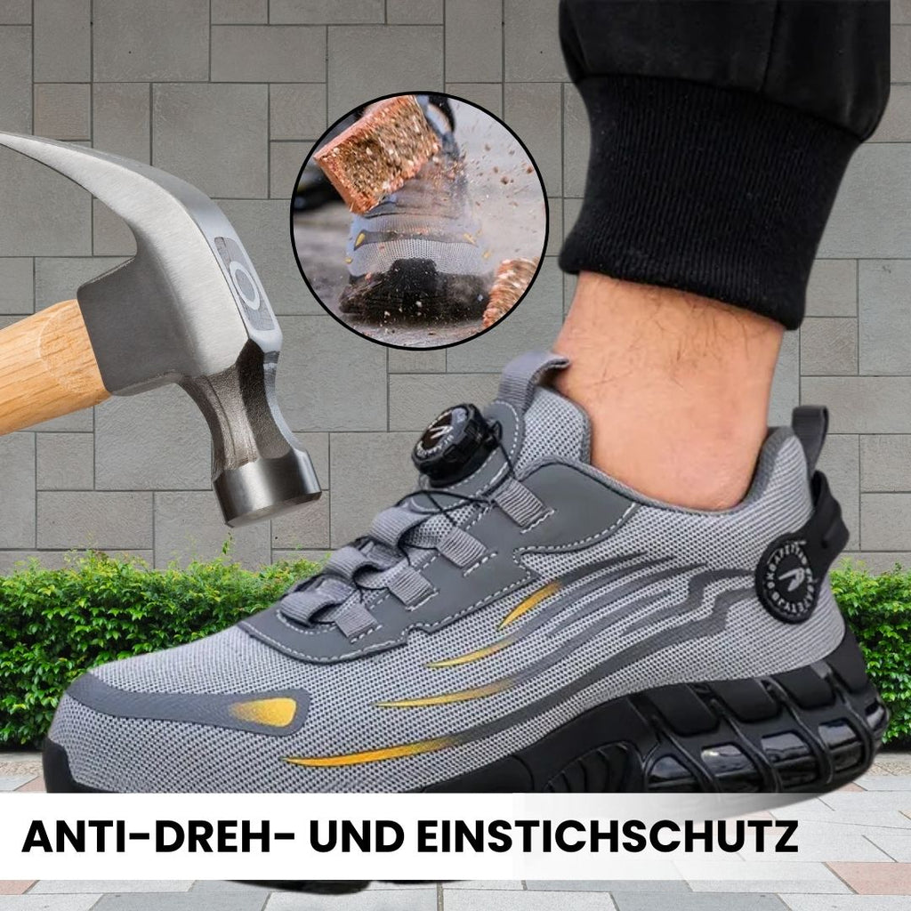 SafeStep - ergonomischer und schmerzlindernder Sicherheitsschuh - Zertifiziert nach EN ISO 20345