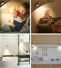 LED Wandlampe mit Fernbedienung & Touch, dimmbar, 3 Farbtemperaturen