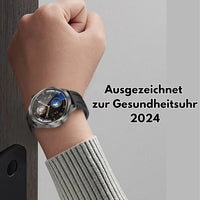 VitalSense Pro X - Gesundheits-Smartwatch mit Lederarmband (2025)