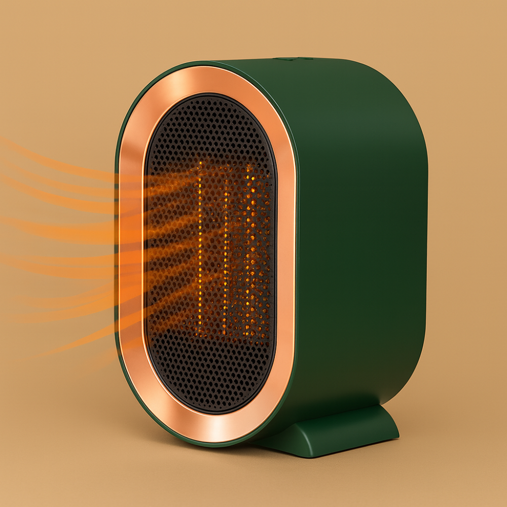 Kompakter Keramik-Heizer, energieeffizient, tragbarer Elektroheizer