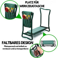 Gartenkneeler - Multifunktionsbank und Kniestütze- entlastet schmerzendes Knie und Rücken