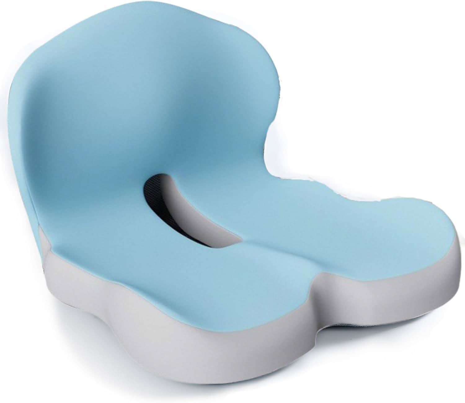 corlado | Ergonomisches Sitzkissen mit Lendenstütze für Büro, Auto & Reisen
