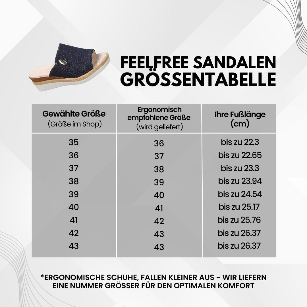 FeelFree - Ergonomische & rutschfeste Sandalen zur Schmerzlinderung