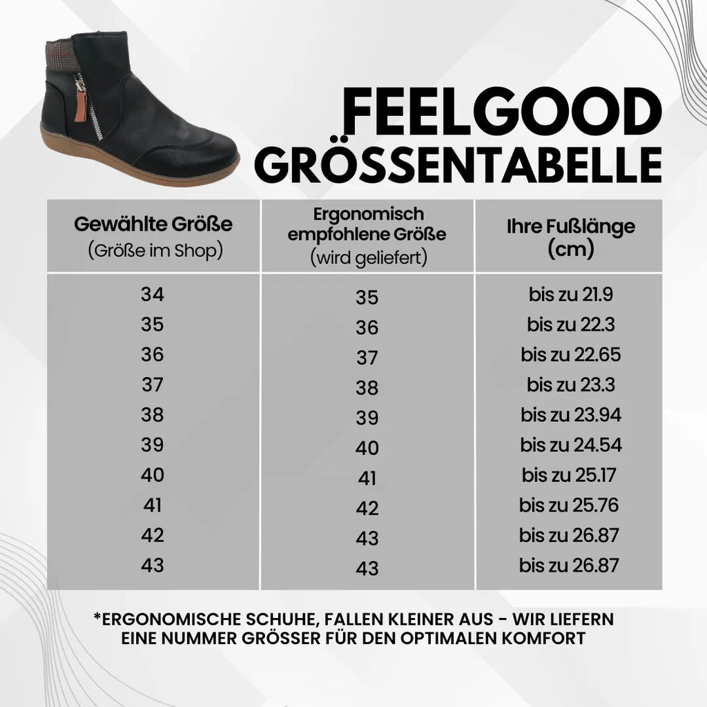 FeelGood - Ergonomischer, natürlicher & wasserdichter Schuh zur Schmerzlinderung