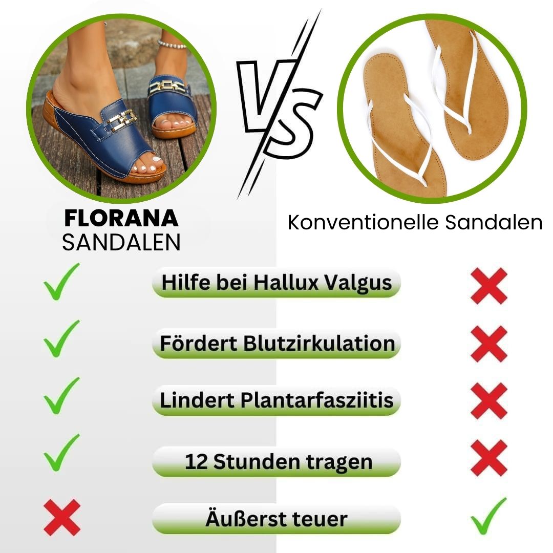 Florana - ergonomische & rutschfeste Schmerzlinderungs-Sandalen