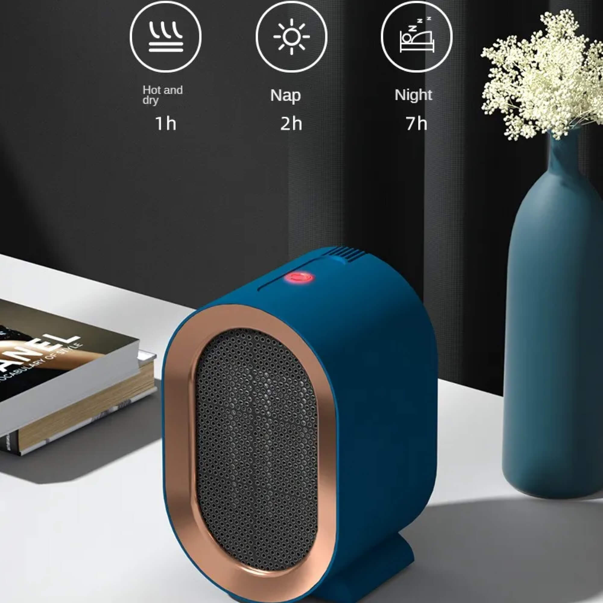 corlado | BreezeHeat | Kompakte Heizlüfter – Schnelles Heizen für Zuhause und Büro