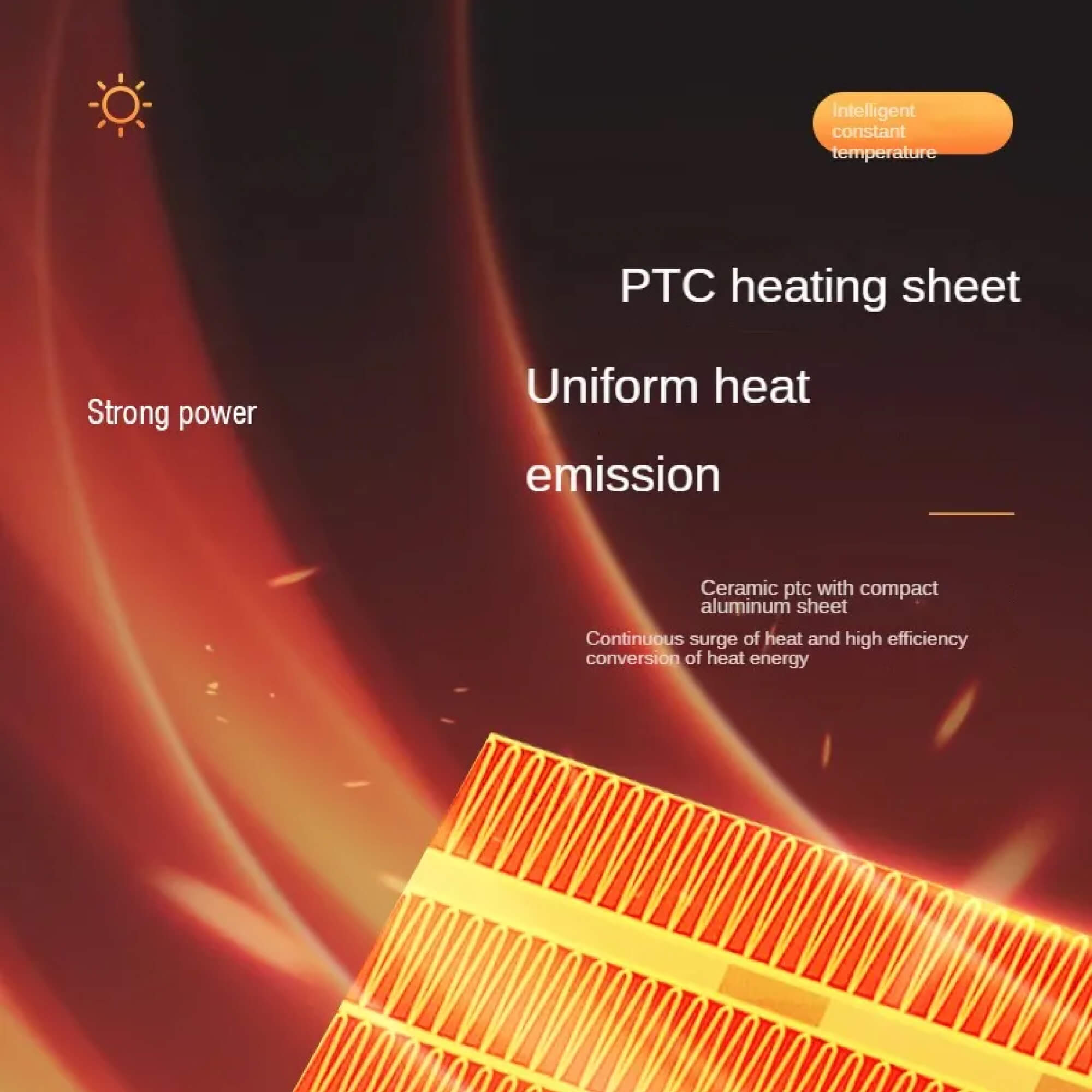 corlado | BreezeHeat | Kompakte Heizlüfter – Schnelles Heizen für Zuhause und Büro