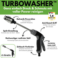 Turbowasher - Power-Hochdruckreiniger für jeden Gartenschlauch - Sonderaktion 1+1 Gratis