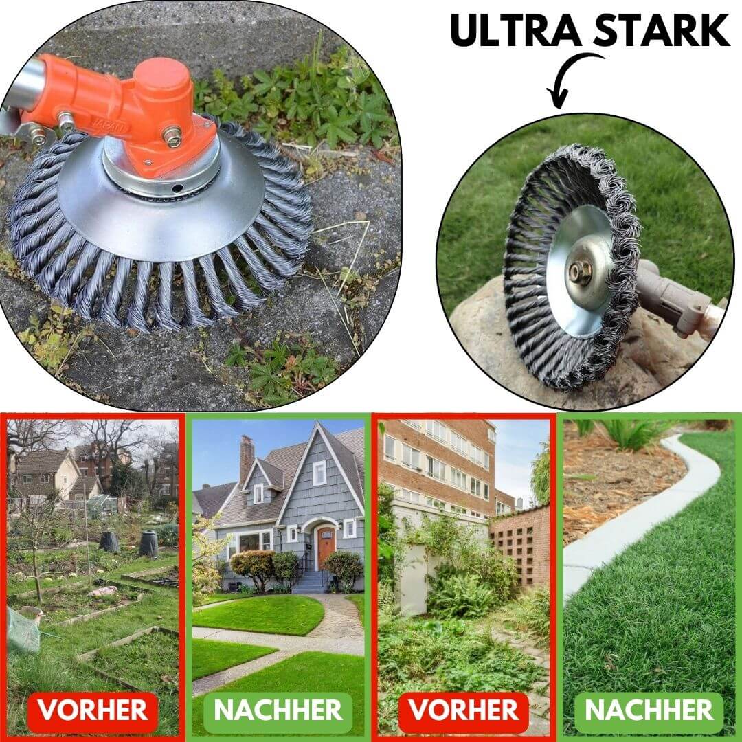 | ProfiTrim - Der unzerstörbare Rasentrimmer inkl. Gratis Montage-Set