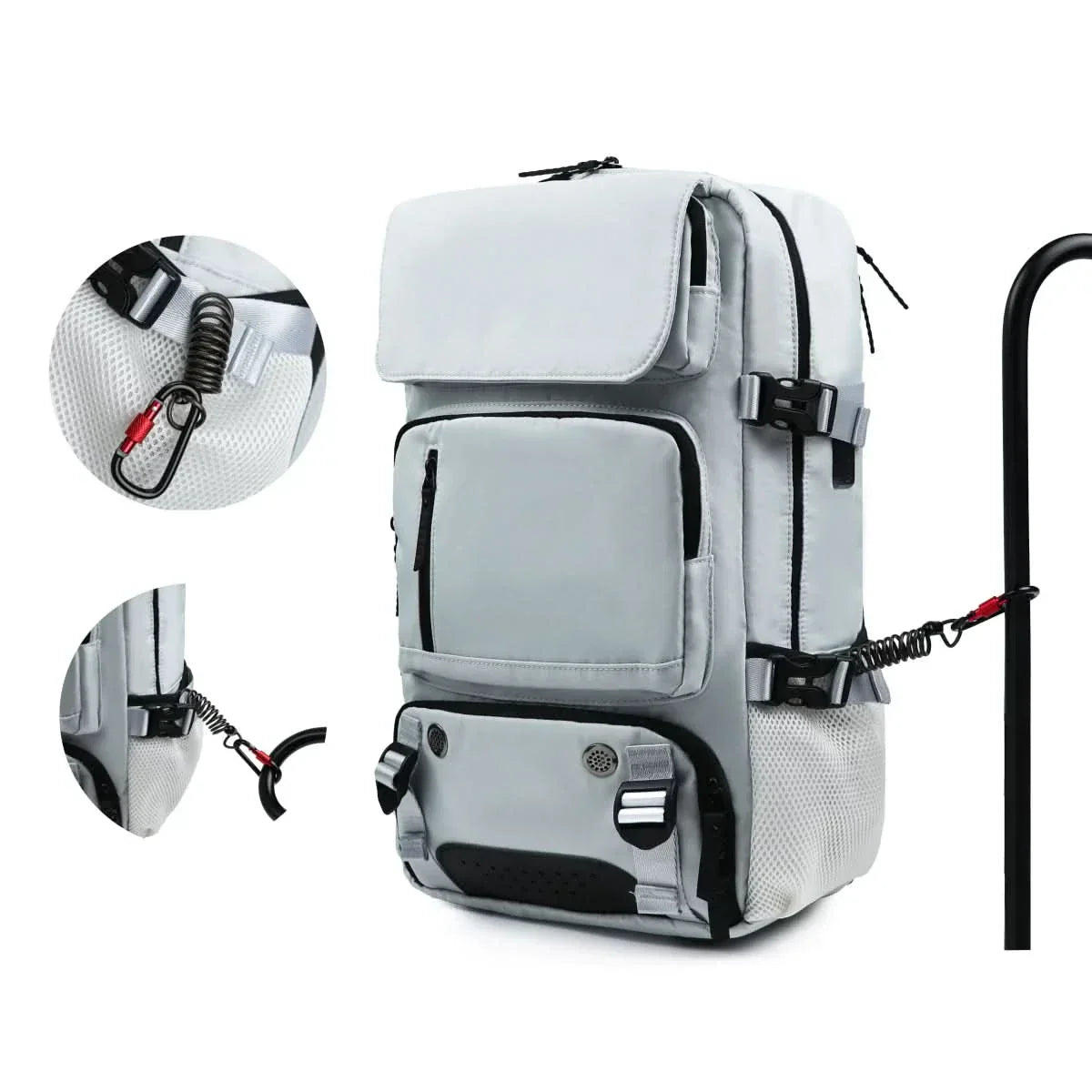 corlado | Großer wasserdichter Reiserrucksack mit USB-Anschluss