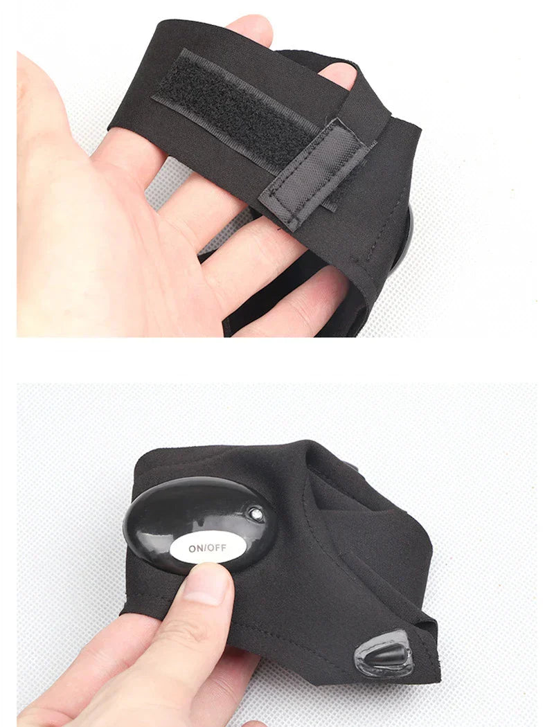 corlado | LED Taschenlampenhandschuhe