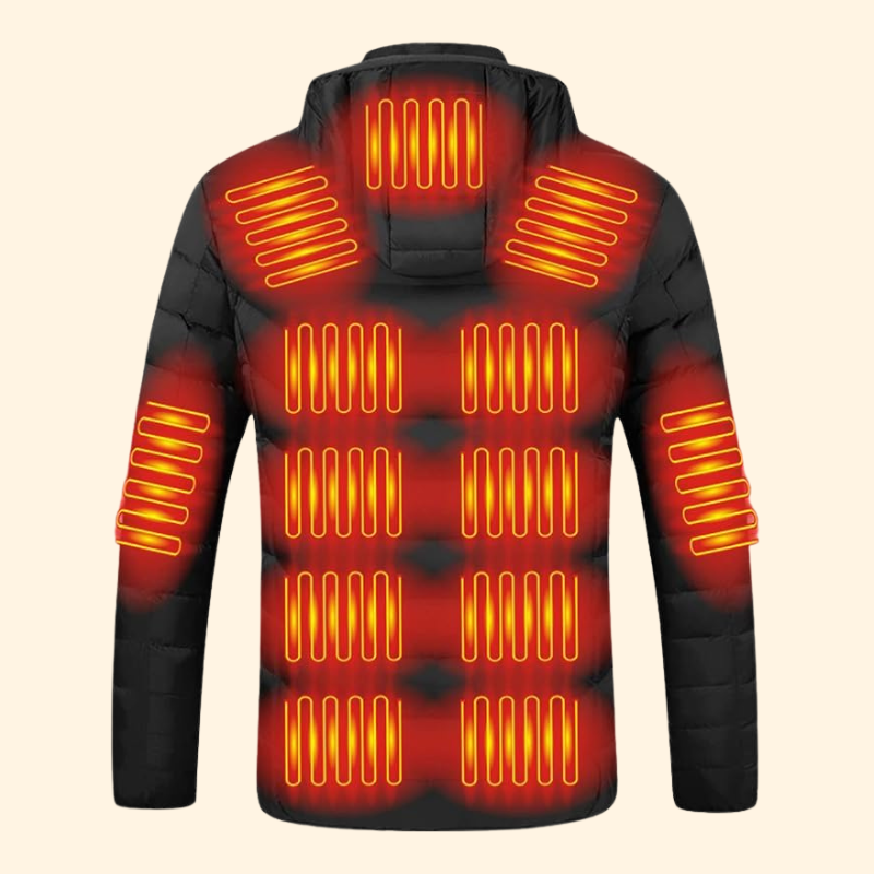 corlado | Herren- & Damen-Heizjacke – Beste wiederaufladbare beheizte Pufferjacke, leichte batteriebetriebene Winterjacke UK