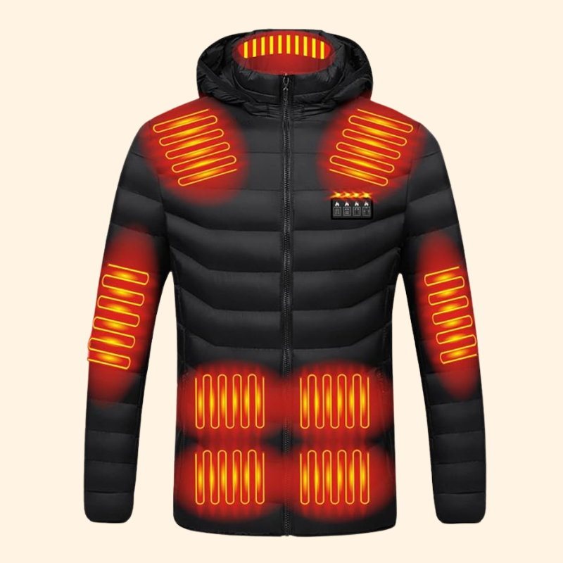 corlado | Herren- & Damen-Heizjacke – Beste wiederaufladbare beheizte Pufferjacke, leichte batteriebetriebene Winterjacke UK