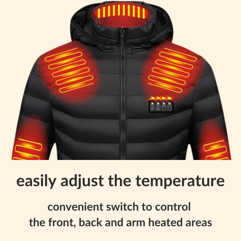 corlado | Herren- & Damen-Heizjacke – Beste wiederaufladbare beheizte Pufferjacke, leichte batteriebetriebene Winterjacke UK