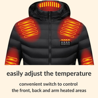 corlado | Herren- & Damen-Heizjacke – Beste wiederaufladbare beheizte Pufferjacke, leichte batteriebetriebene Winterjacke UK