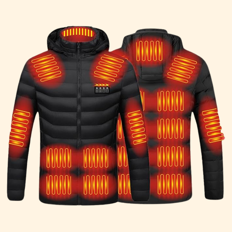 corlado | Herren- & Damen-Heizjacke – Beste wiederaufladbare beheizte Pufferjacke, leichte batteriebetriebene Winterjacke UK