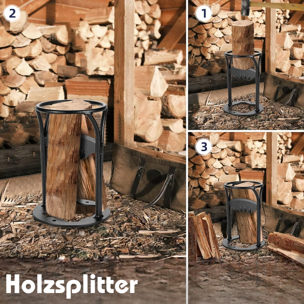 Holzsplitter - teilt das Holz in Sekunden