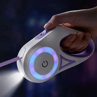 corlado | Leuchtende Hundeleine mit LED-Licht für sicheres Spazierengehen