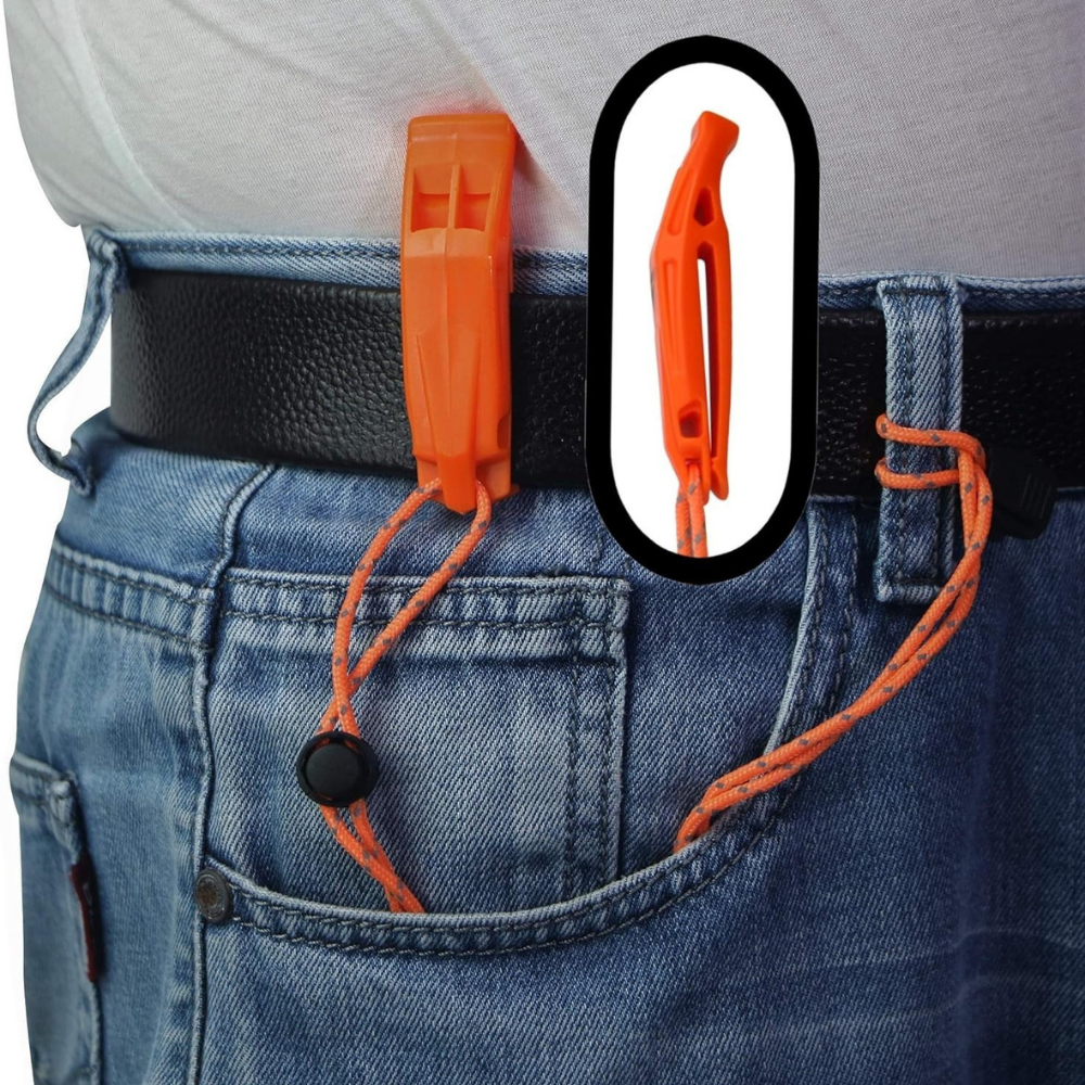 Jagd Sicherheitspfeife, Kunststoff, Survival Lanyard, Camping