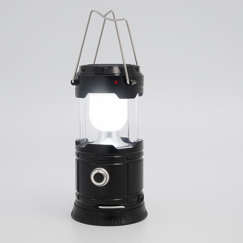 Jagd Solar-LED Camping-Laterne, wiederaufladbar, tragbar