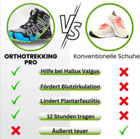 OrthoTrekking Pro - ergonomische schmerzlindernde Trekking u.-Wanderschuhe  - Sonderaktion 1+1 Gratis