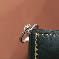 Sterling Silber Hug Ring