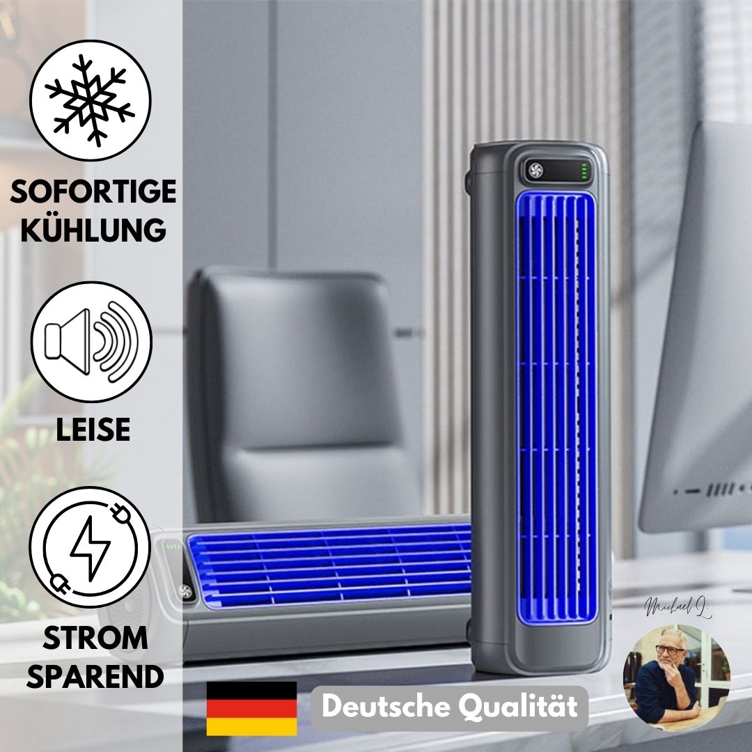 Corlado ClimateX – Akku-Ventilator für persönliche Abkühlung