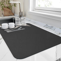 Schnelltrocknende Küchen-Abtropfmatte – Hochabsorbierend & Praktisch