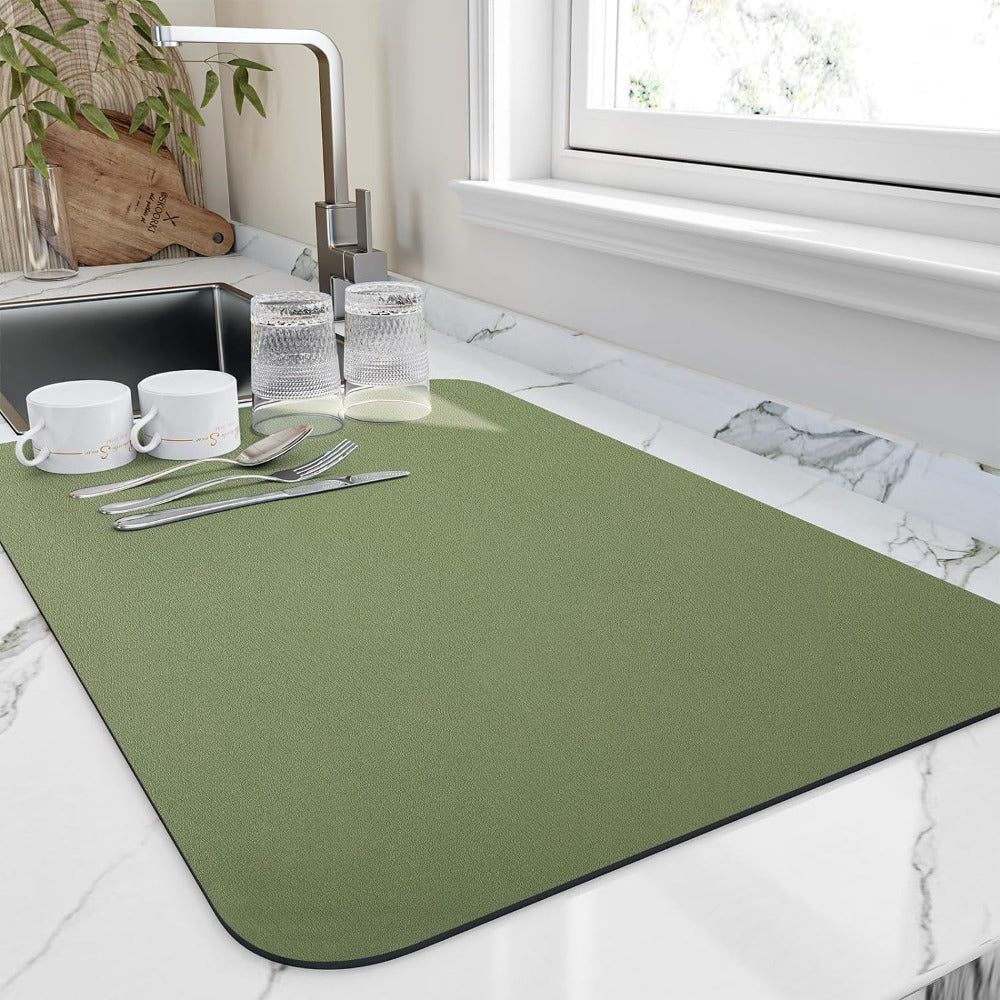 Schnelltrocknende Küchen-Abtropfmatte – Hochabsorbierend & Praktisch