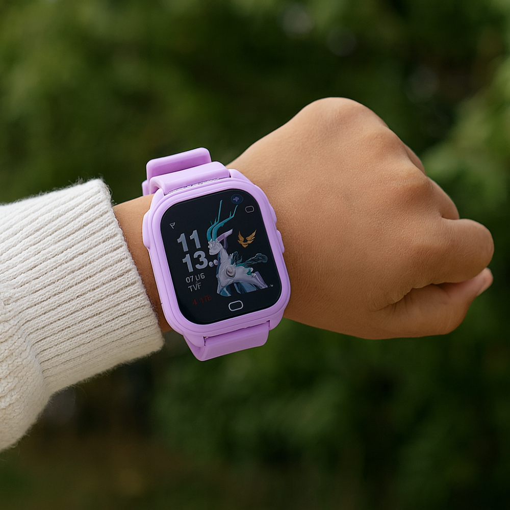 Kinder Smartwatch, Touchscreen Fitness Tracker, USB wiederaufladbar