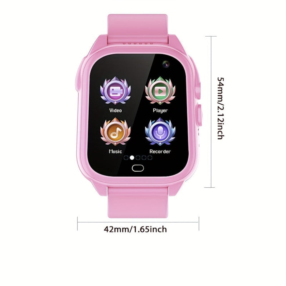 Kinder Smartwatch, Touchscreen Fitness Tracker, USB wiederaufladbar