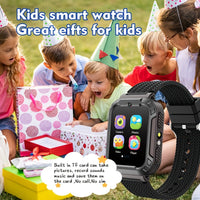Kinder Smartwatch, Touchscreen, USB wiederaufladbar, Bildungs- & Fitness