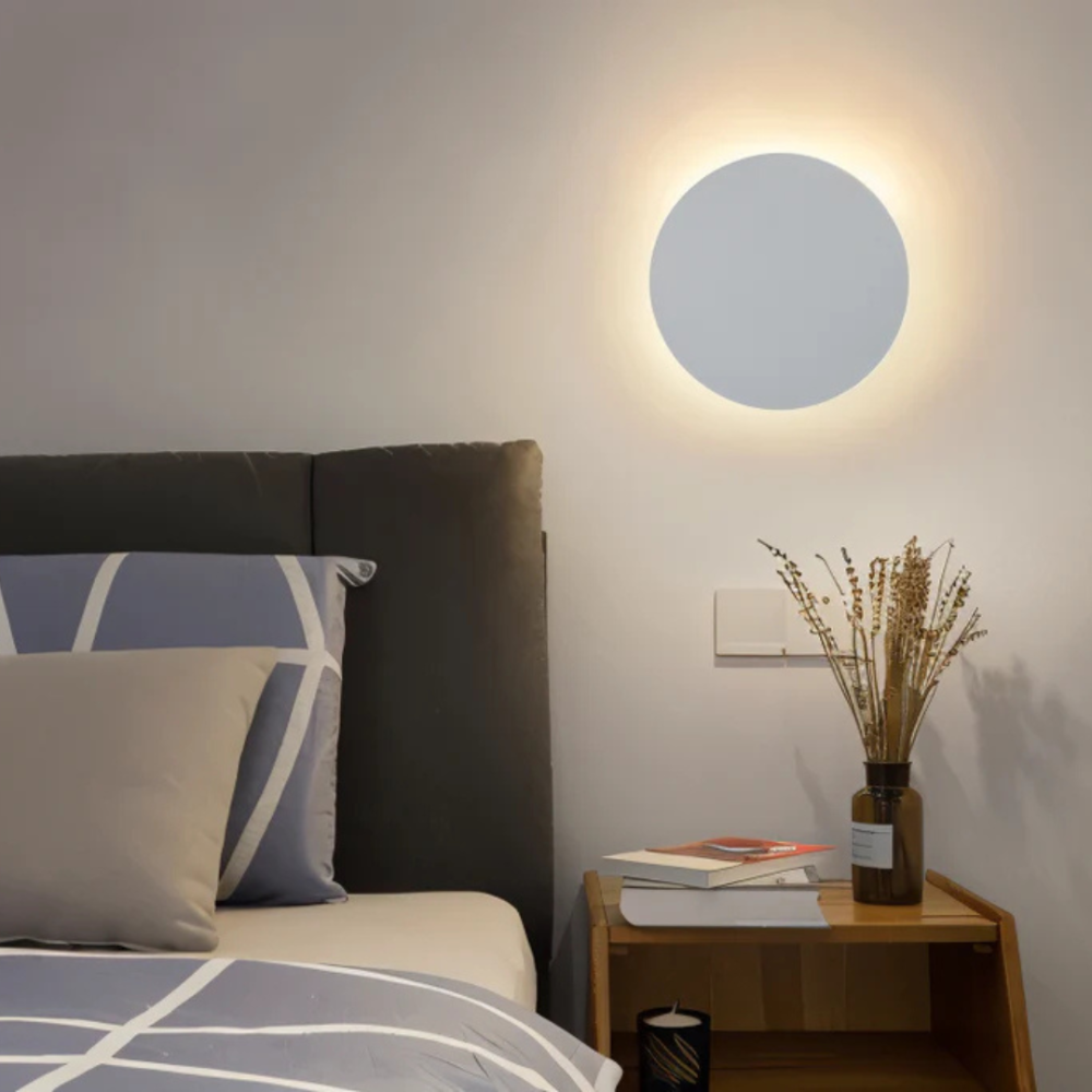LumoLite - Elegante LED-Wandleuchte mit rundem, modernem Design