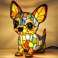 Hundelampe Zauberhafter Chihuahua – Moderne LED-Tischlampe