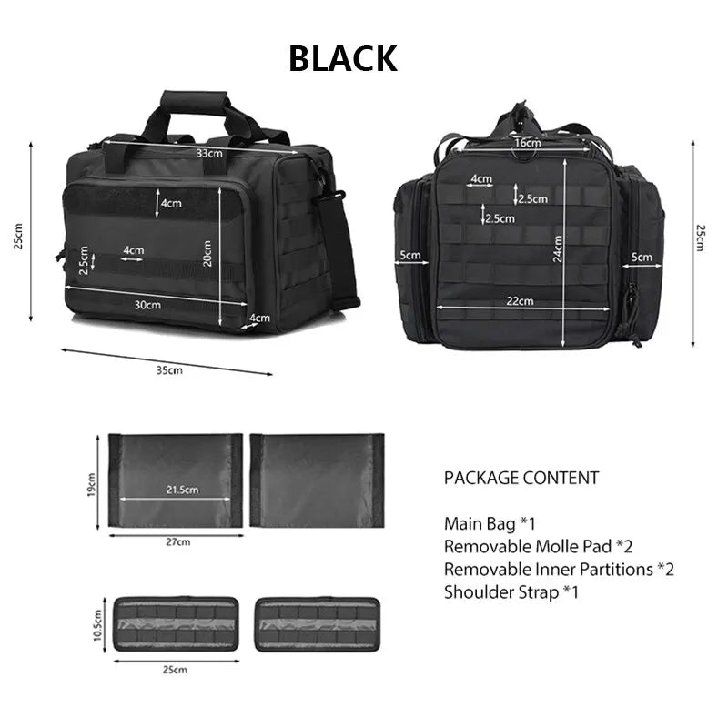 Robuste Tactical-Schießstand-Tasche