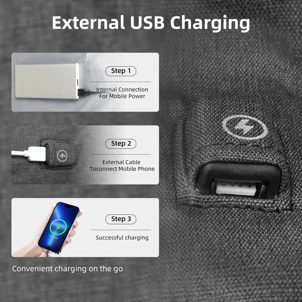 corlado | Multifunktionaler Rucksack für draußen mit USB-Anschluss
