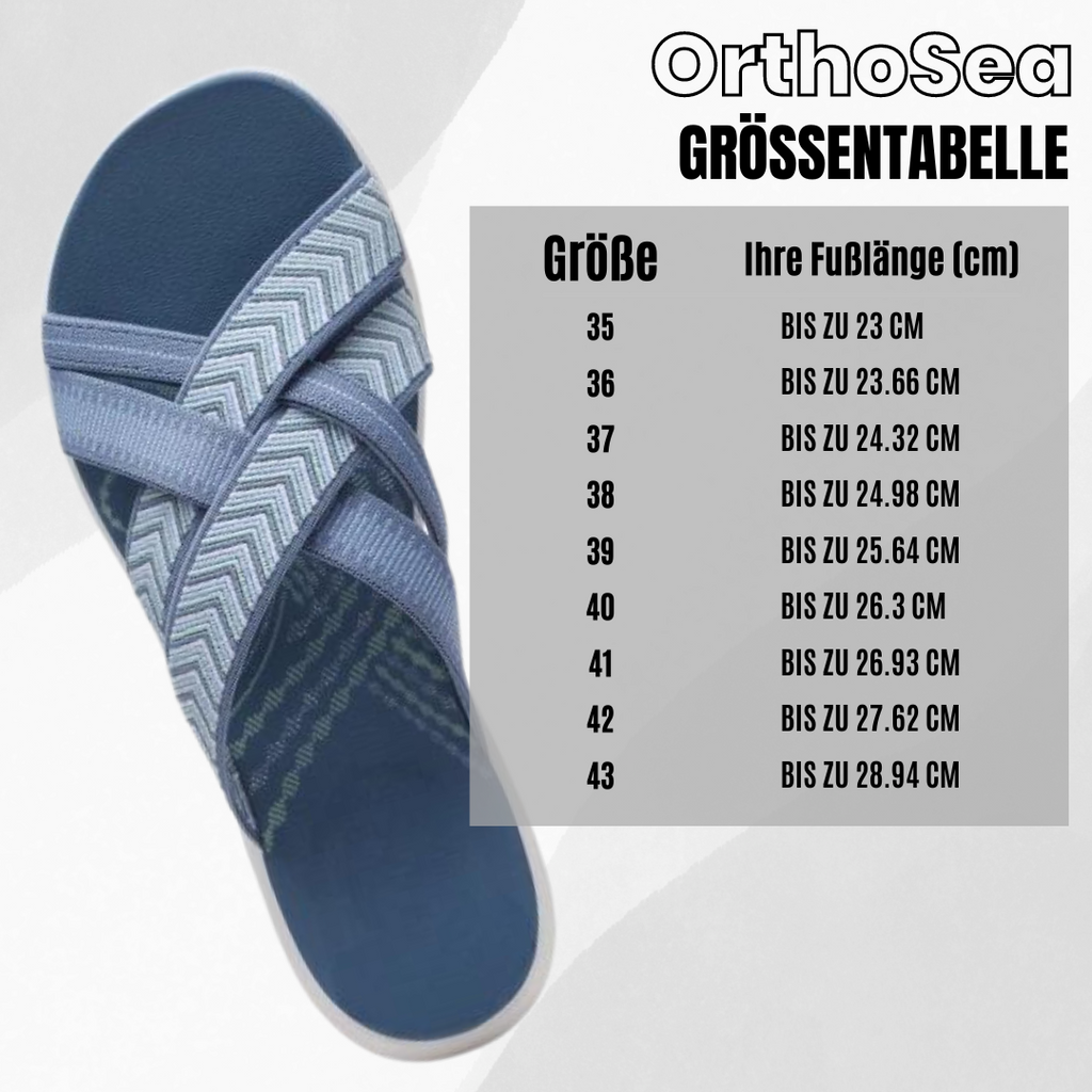 OrthoSea  - ergonomische schmerzlindernde Sandalen für Damen