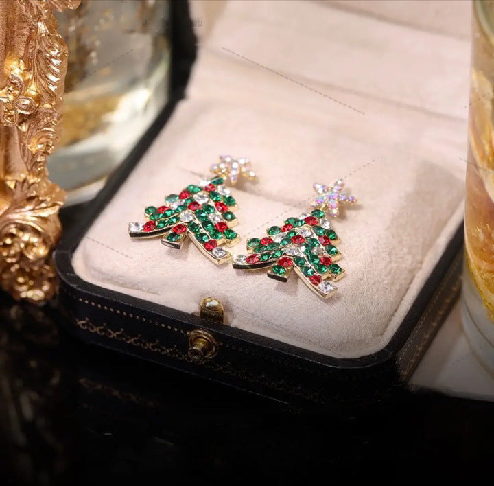 Christmas Tree Earrings